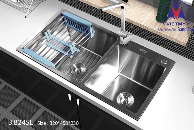 Chậu rửa chén Inox 304 Việt Mỹ B.8245L