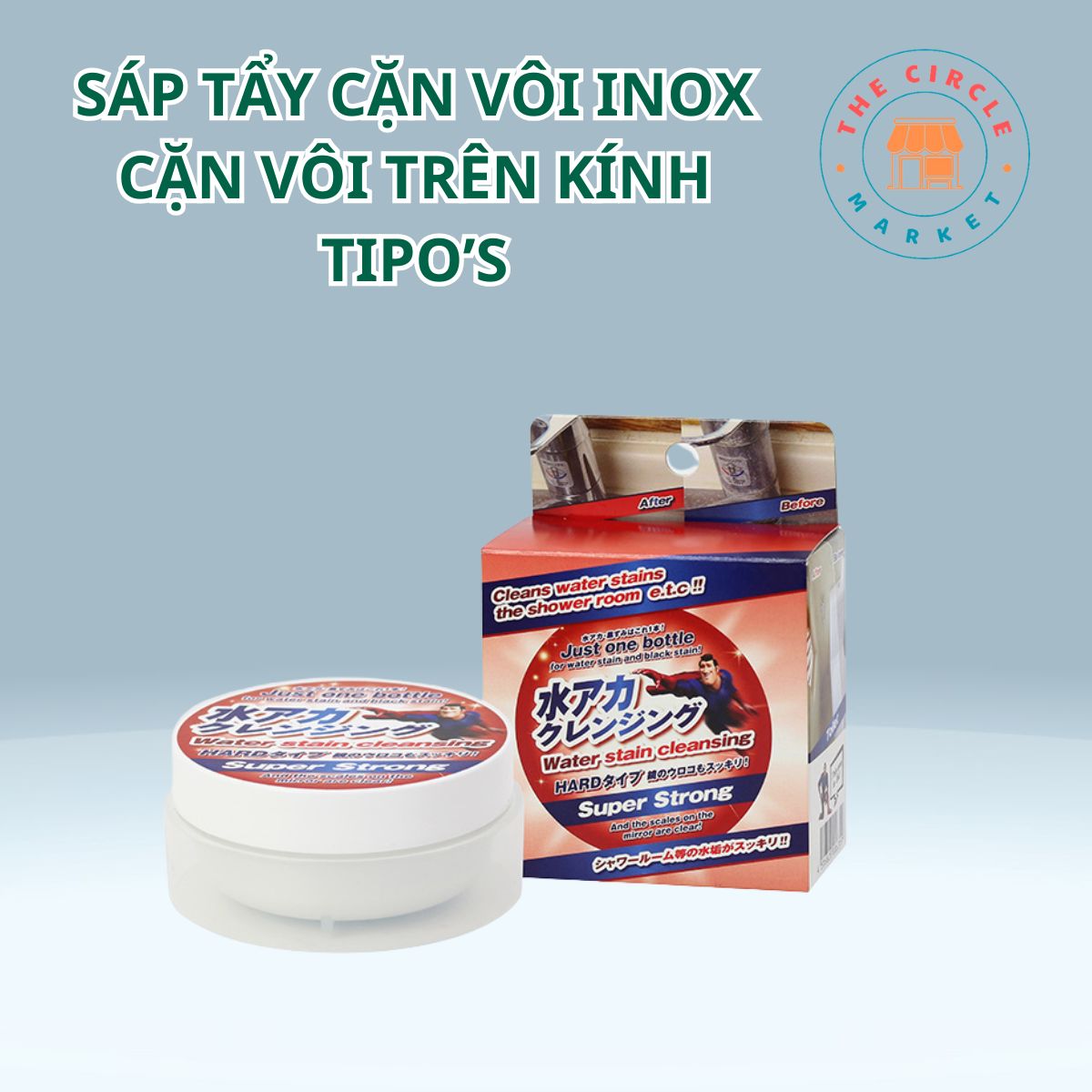 Sáp tẩy cặn vôi kinh, Inox Tipo's